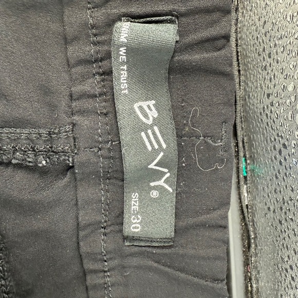 BEVY Black‎ Stretch Utility Cargo Pants Size 30 Relaxed Fit Casual Everyday - Picture 6 of 6